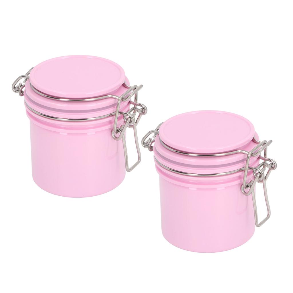 2pcs Eyelash Glue Storage Jar Sealing Buckle Large Capacity Glue Storage Container for Eyelash Extension 200ml