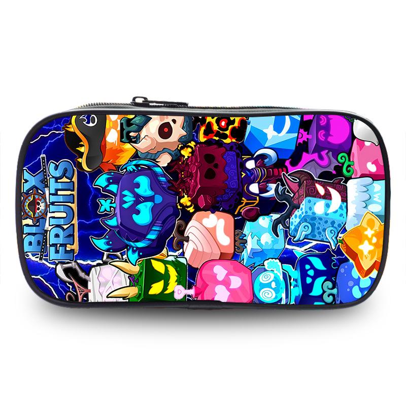 Blox Fruits Fruits, Pencil Case Animation Peripheral Storage Bag Stationery Pencil Case