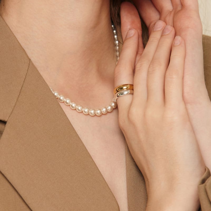 Murmur [925silver]Basic Bold Ring