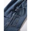Men's Trendy Jeans, Stylish Washed Vintage American-Style Lumberjack Pants, New Spring and Autumn Straight Loose Wide-Leg Pants