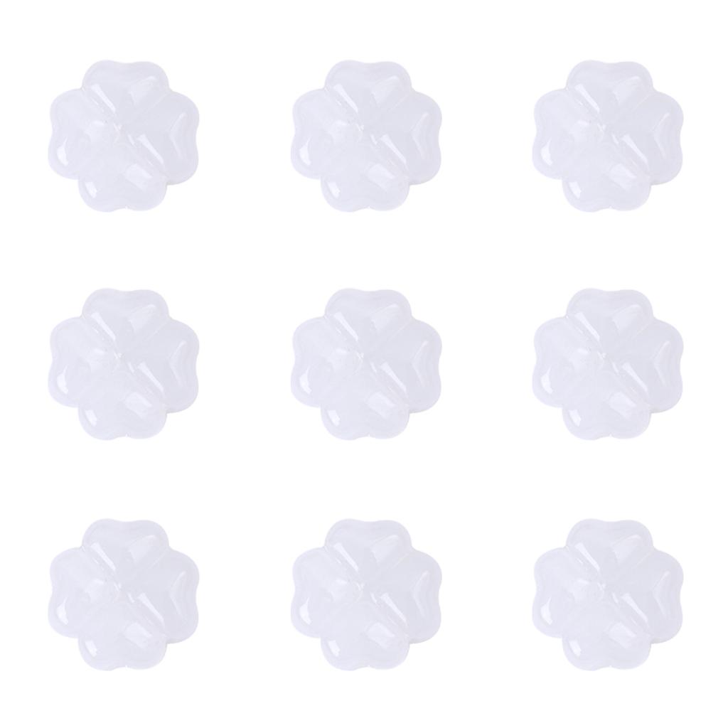 About20Pcs Glass Four Leaf Flower Beads Scattered Beads Handmade DIY Making Couple Bracelets, Necklaces, Earrings, Jewelry Acces