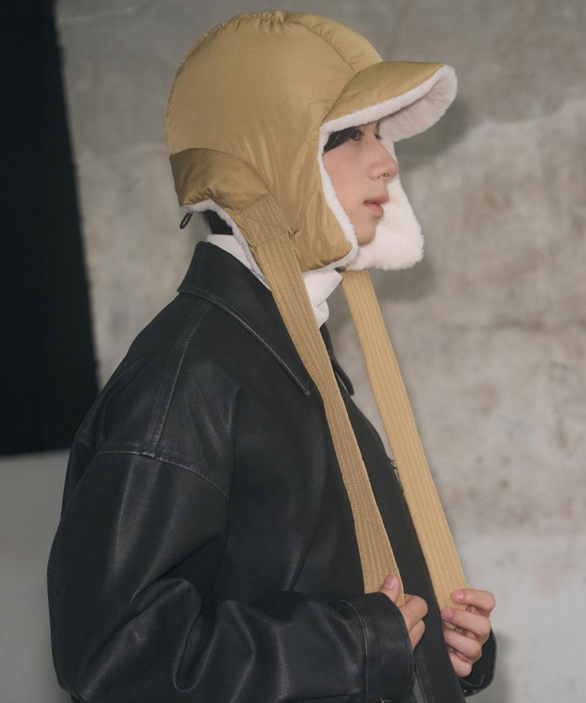 Ledeoli Padded Trooper Hat [Beige]
