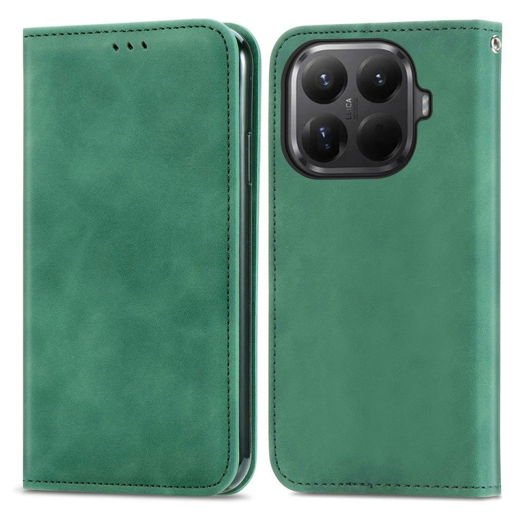 For Xiaomi 15T Pro Leather Case with Card Holder Magnetic Absorption Phone Cover