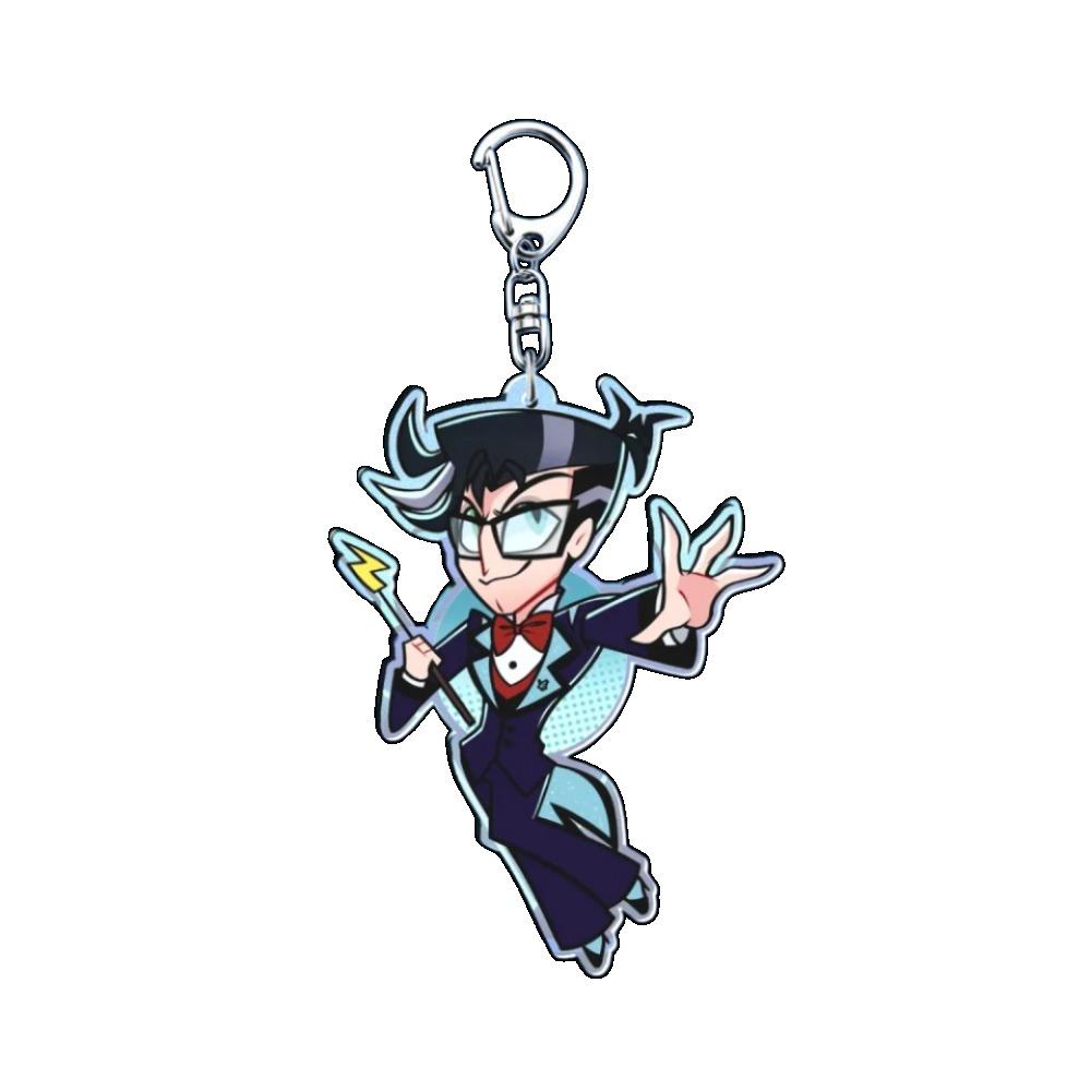 Portachiavi Acrilico 5CM Vox Charlie Morningstar Vincent Velvet Emily Abel Decorazione Zaino Periferica Anime Ciondolo Regalo