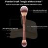 1Pcs Double Round Head Powder Brush Makeup Brush Soft And Skin-Friendly Fiber Hair  Design Face Brush