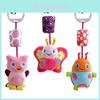 Adorable Animal Handbells Musical Developmental Toy For Kids Soft Plush Rattle