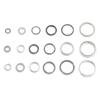 540Pcs 18 Size Automotive Drain Plug Gaskets Oil Crushed Washers Aluminum Flat