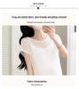 Summer 2026 Korean Style Maternity Dress Set: Elegant White French Spaghetti Strap Two-Piece