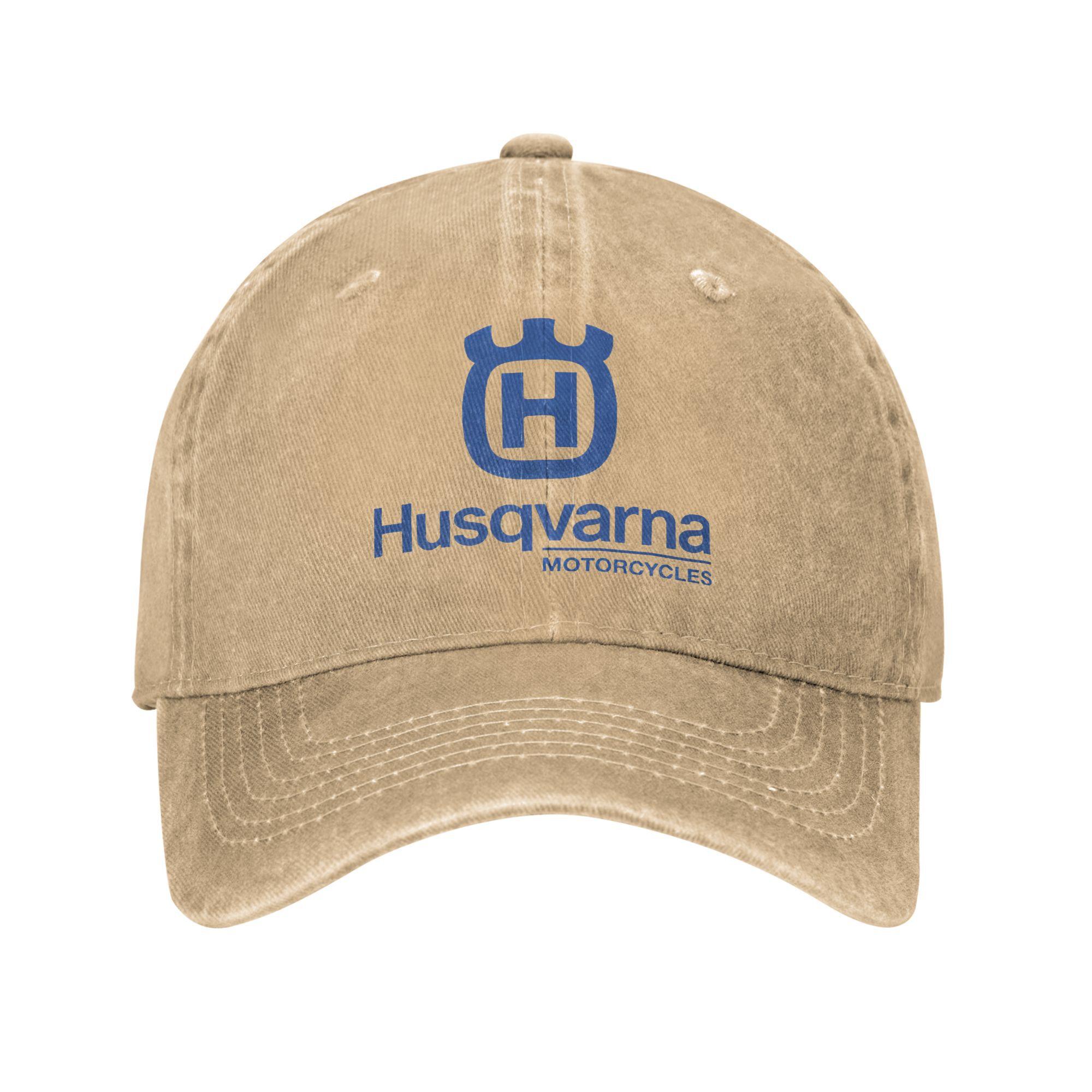 H-Husqvarnas Logo Baseballkappen Zubehör Für Unisex Anime Harajuku Verstellbare Trucker Caps Adjustable beige