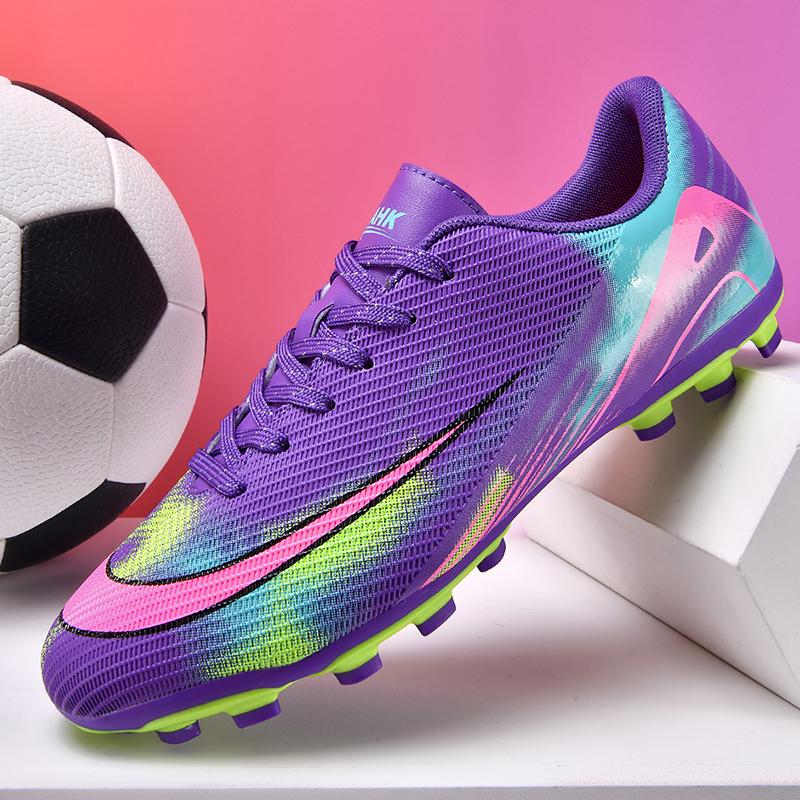 Latest Male Soccer Kicks Outside Sport Football Footwear Long Spikes Adults Airy Game Studs Cozy Practice Young Boys Non Slip