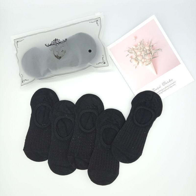 Women's Summer Net Eye Shallow Mouth Invisible Do Not Drop with Short Tube Cotton Socks