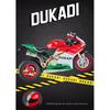 Mierka 1/9 Ducati 1199 Panigale R Zliatinový Motocykel Diecast Model Bootovateľný Sprejovateľný Dynamický So Zvukom Svetlom Zberateľská Ozdoba Darček Pre Chlapcov