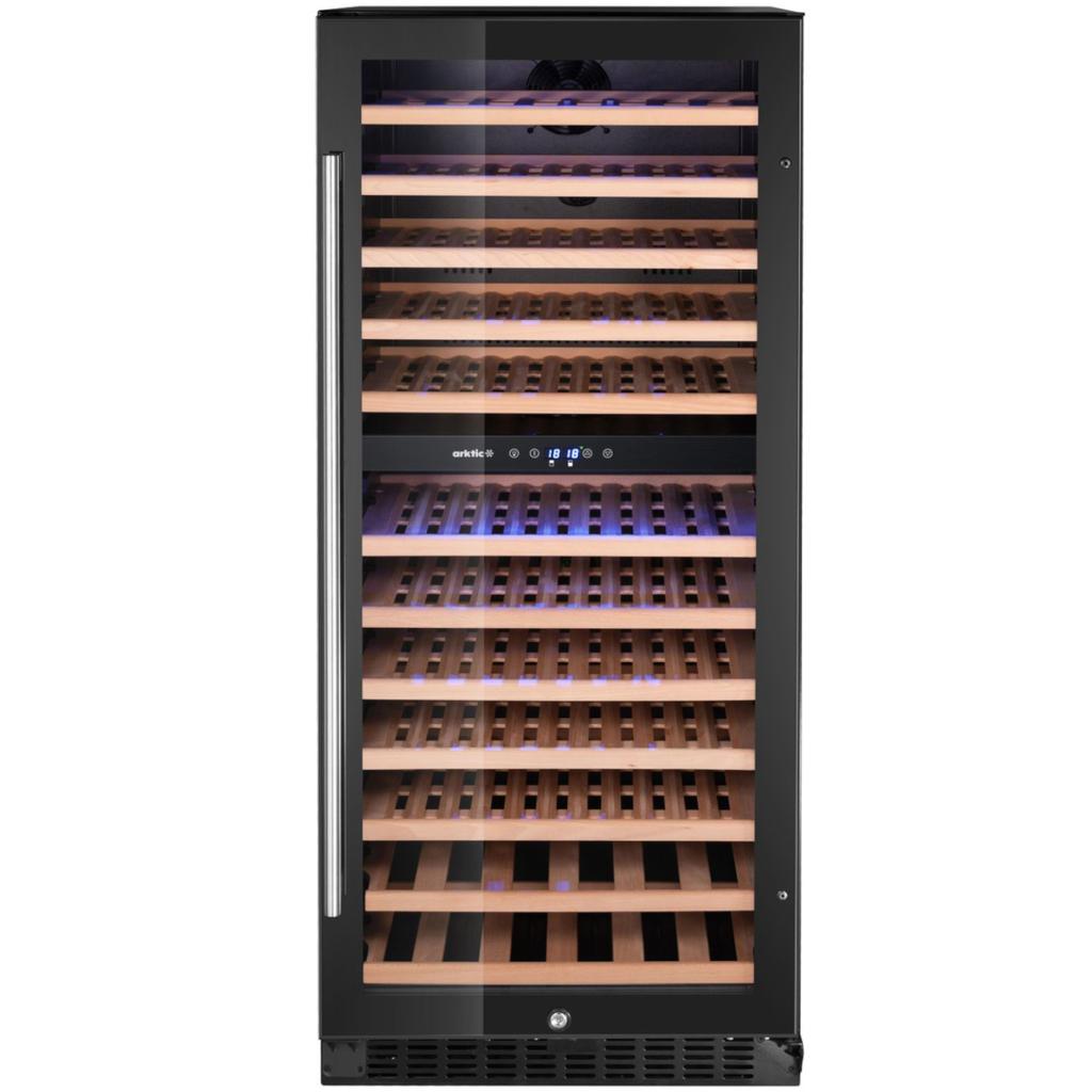 2-zone Wine Cooler for 124 Bottles, 265 L, 570x595x1400 Mm