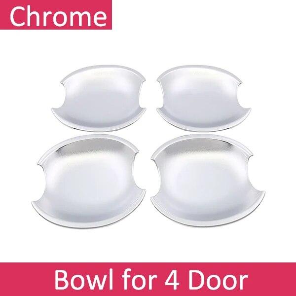 Pentru Mazda 3 BK Sedan Hatch MPS 2004 2005 2006 2007 2008 2009 Luxuriou Chrome pentru acoperirea mânerului ușii Set de ornamente Accesorii pentru stilul mașinii