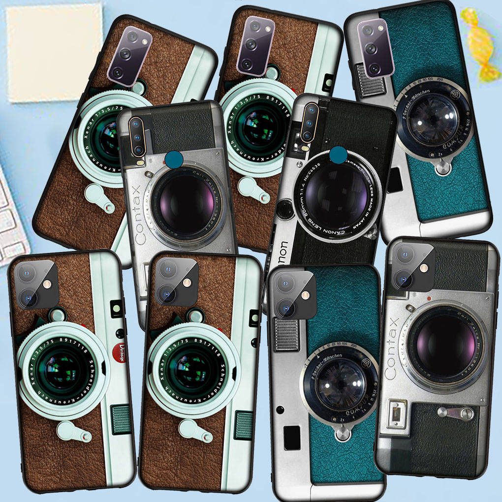 Handyhülle für Samsung Galaxy S25 S24 S23 iPhone 16 15 Xiaomi Redmi Note 14 13 12 16E X 11 Pro Max OPPO Moto G85 G54 Huawei Retro Kamera Vintage Cover