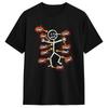 Unisex Unisex T Shirt Ow Ow Ow Funny Chronic Pain Awareness Comedy Stick Character TShirts Harajuku Summer Tees Cotton Clothing