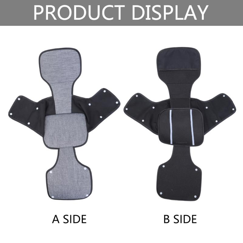 Kinderwagenkissen, Sicherheitsstuhl-Innenschutzmatte, weiches und bequemes Kinderwagenkissen, Wagen-Stützpolster