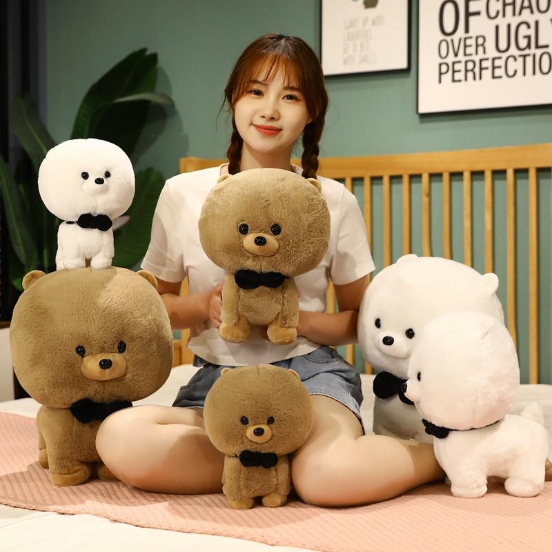 1pc 23 /30 /40cm Lovely Dog Plush Toys Fat Kawaii Hiromi Pillow Stuffed Soft Animal Dolls Fantastic Birthday Gift For Children