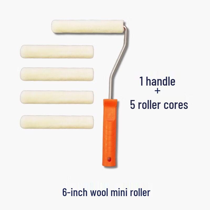 

6-inch Wool Paint Roller Set