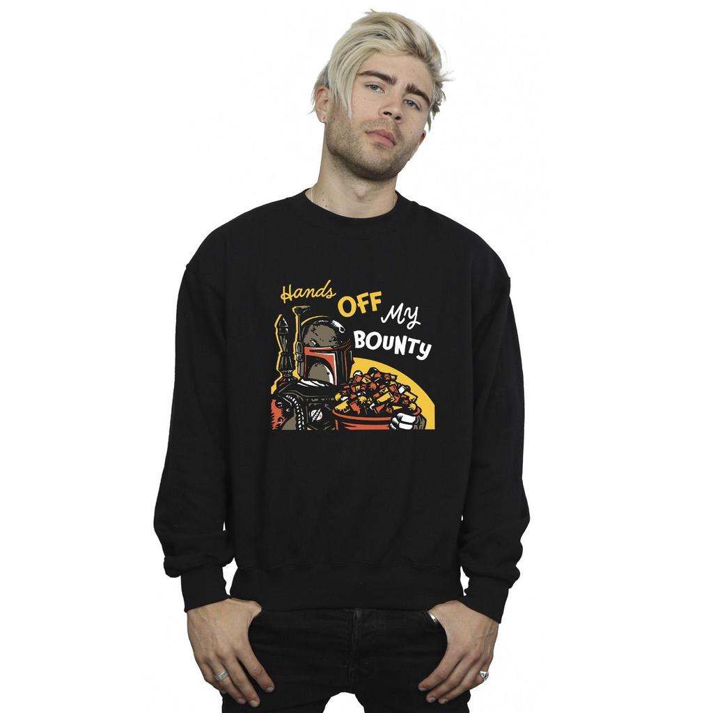 Star Wars Mens Boba Fett Hands Off My Bounty Sweatshirt