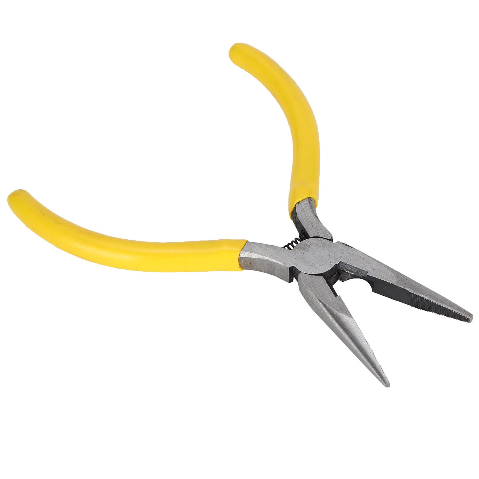 

Плоскогубцы с длинным носом Ручная работа Бисероплетение Сделай сам Бусины Ювелирные плоскогубцы Многофункциональные Мини-проволочные