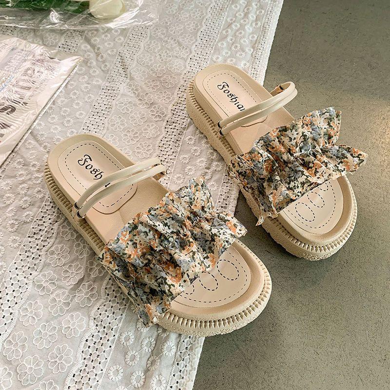 Roman Style Outdoor Open Toe Woman Shoes Round Tip Platform Sandals for Women Luxury 2025 Summer on Offer Footwear Korea Sandal