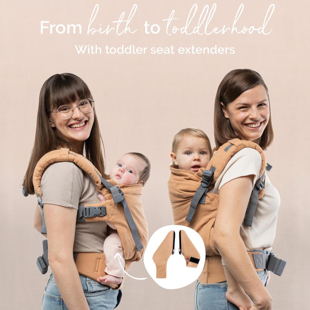 Boba X Ergonomic Baby Carrier Adjustable Infant Carrier for Newborns to Front and Backpack with Adjustable Padded Straps - Toddlers, Style,