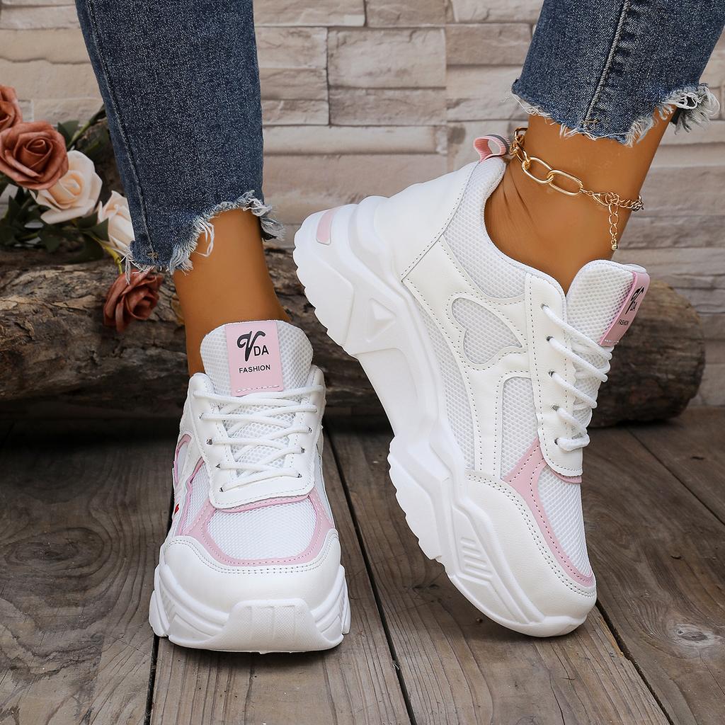 Fashionable New Style Low-cut Casual Walking Shoes for Spring/autumn Round-headed Comfortable Anti-slip Sports Shoes for Women