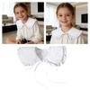 Elegant Decorative Collar Faux Collar For Children School Uniform Easy To Wear Detachable Ruffled Collar Outfit Enhancer