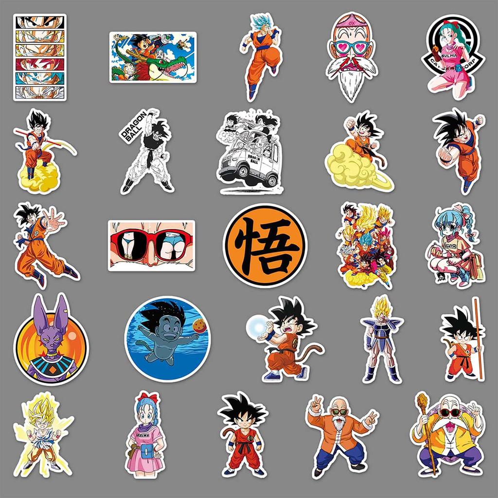 50 Japońskich Kreskówkowych Osobowości DIY Wodoodporne Naklejki na Walizkę Laptop Samochód Hulajnogę