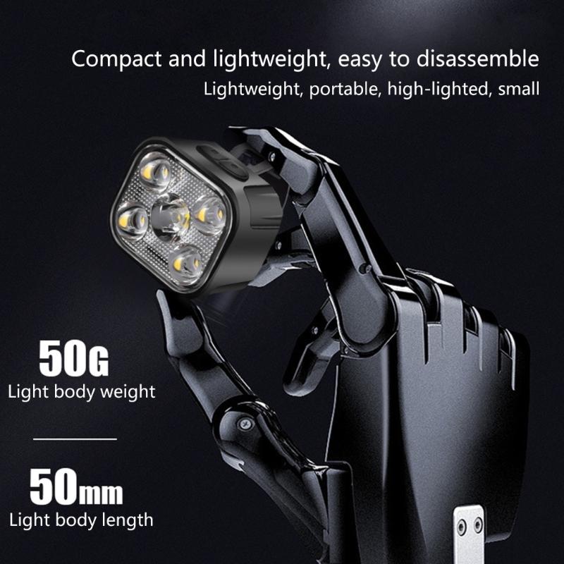 1Set Light Flashlights Bike Headlights Lamp Bicycles Part Smarted Bicycles Light for Outdoor Use