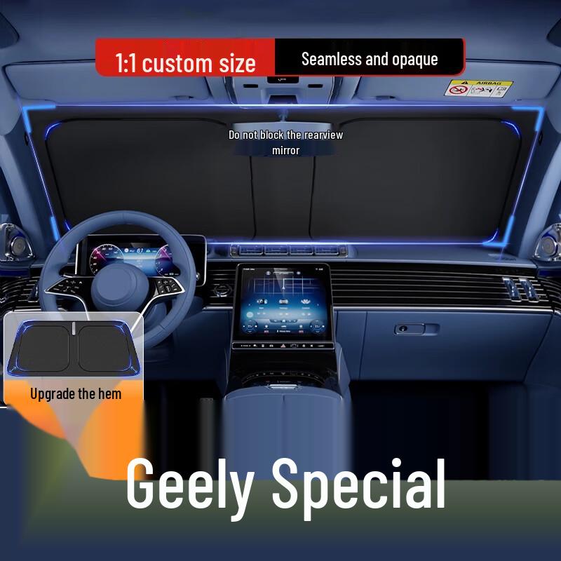 Geely Emgrand Xingrui and Boyue Windshield Sunshade & Heat Insulation Curtain