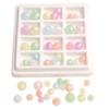 20-50pcs/bag Acrylic Luminous Round Beads DIY Bracelet Necklace Earrings Jewelry Accessories