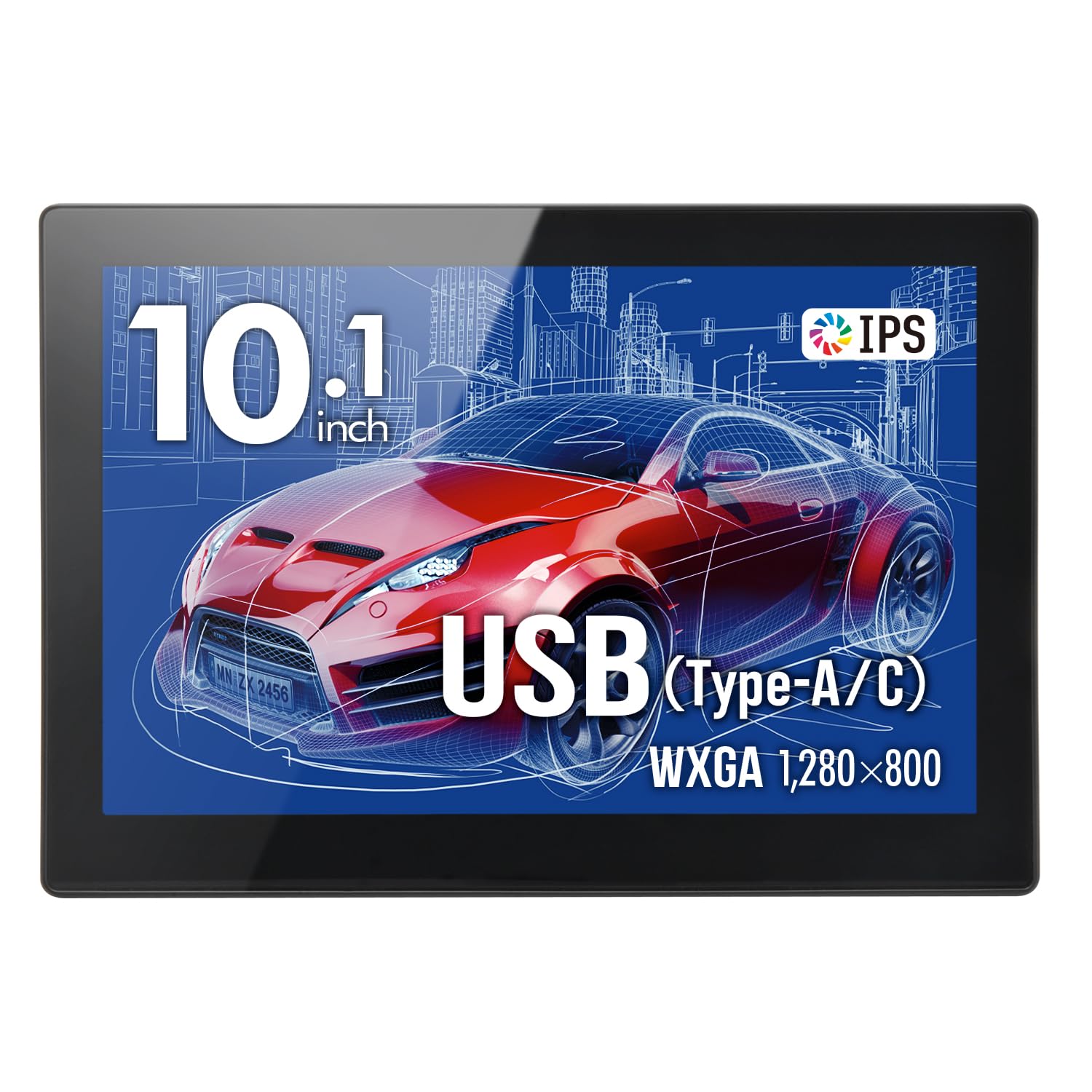 

Century USB monitor plus one Touch USB 10.1-inch multi-touch [USB3.2 Gen1] LCD-10000UT3_FP чорний