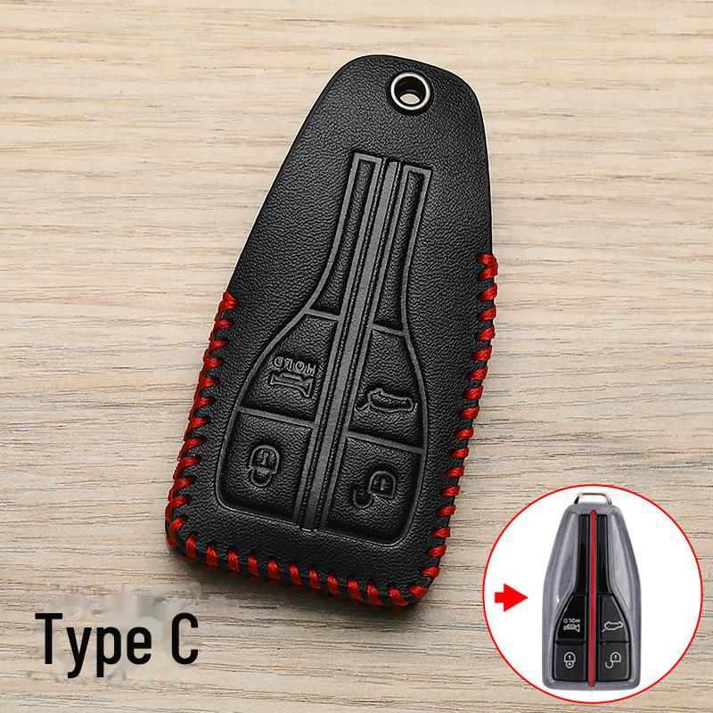 Hongqi HS5 Key Cover for E-QM5, H6, H5, H7, HS3 - Car Protection Bag