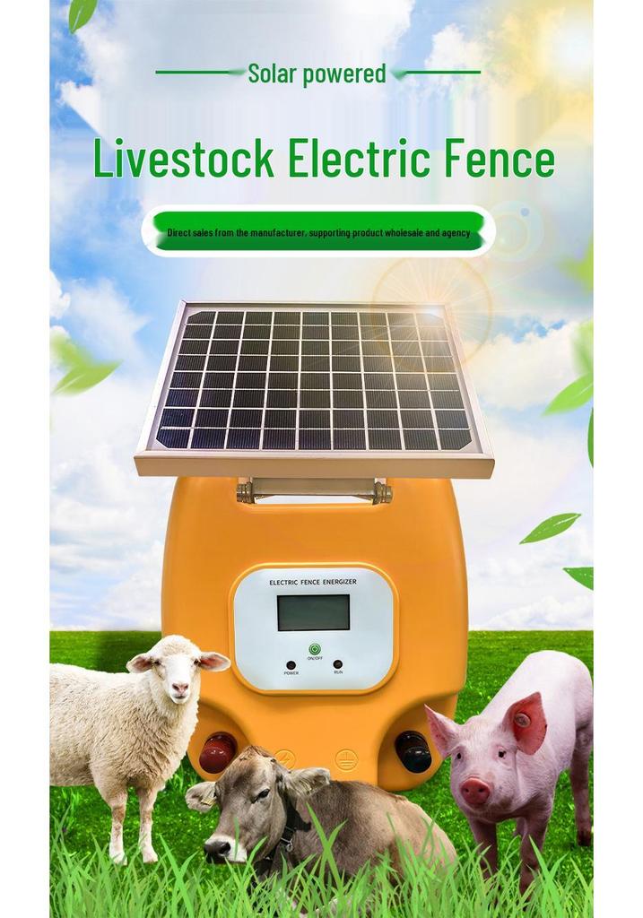 Solar Livestock Electric Fence System: Complete Pulsed Solution for Cattle, Sheep, and Horse Pasture Management