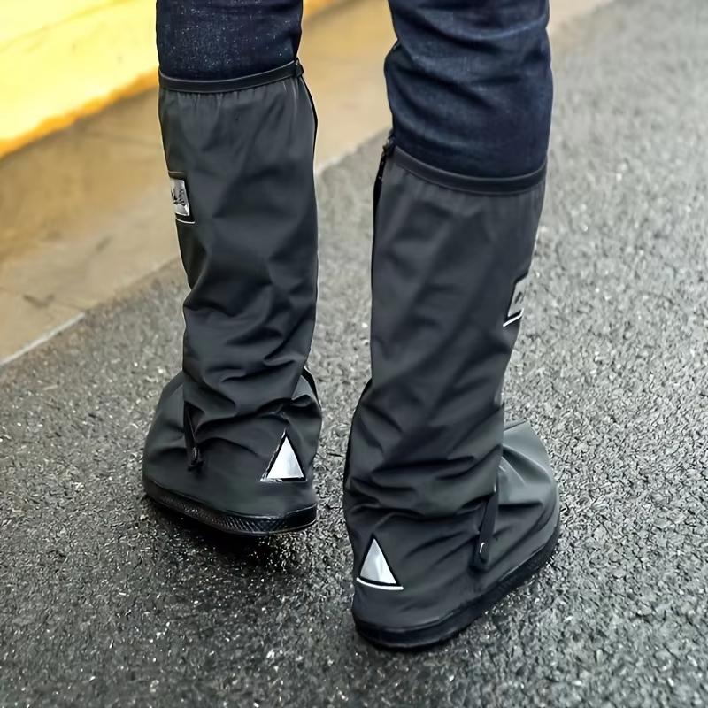 1 Pair Bicycle Shoes Protectors Motorcycle Scooter Dirt Bike Rain Shoes Cover Non-Slip Boot Covers Unisex For Rainy Snowy Day
