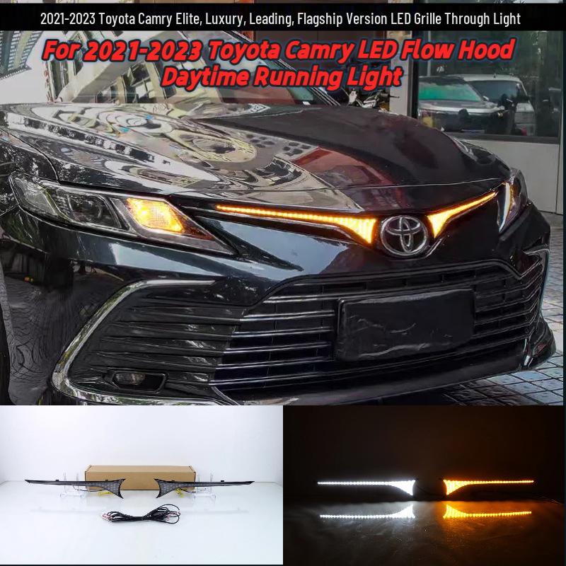 LED Grille Lights Upgrade for 2021-2023 Toyota Camry Hood