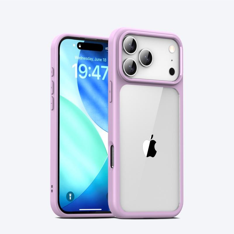 Case For iPhone 17 Pro Max 17 Air 17 17 Pro Transparent Phone Case Men Thin Shockproof Protective Clear Hard PC Back Cover