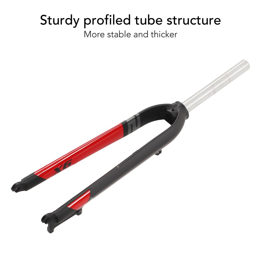 Bike Front Fork Aluminium Alloy Straight Tube     Fork for Mountain Bike