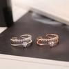 Elegant Heart-Shaped Adjustable Double-Row Ring - Perfect Valentine's Day Gift with Unique European & American Design