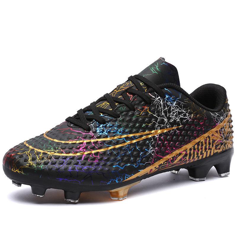 Low-top actual combat football shoes long spikes football training shoes broken spikes football men's large size 46
