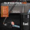 Fuel Transfer Pump 12V 5 GPM 1/7 HP Diesel Pump with Auto Fuel Nozzle