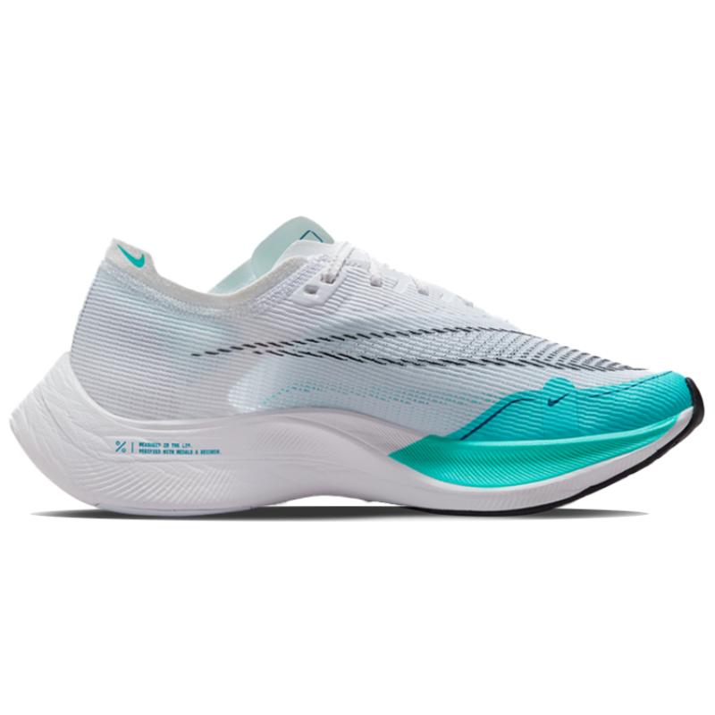 Nike ZoomX Vaporfly Next% 2 White Aurora Green Women's Sneakers Casual