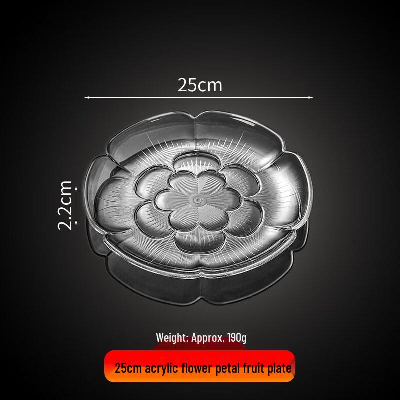 Jingbaodi Commercial Acrylic Fruit Snack Plate