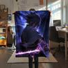Sasuke Naruto pattern Flannel Blanket, High quality Comfortable for All Seasons, Home Decor, Warmth and Comfort, Perfect for Gifts.