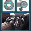 Car Seat Back Cooling Fan USB Charge Dual Head Fan 360 Degree Rotation Auto Headrest Ventilation Fan Car Interior Neck Cooler