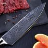 Stainless Steel Household Damascus Steel Kitchen Knife 8-inch Fruit Knife Multi-purpose Kitchen Knife
