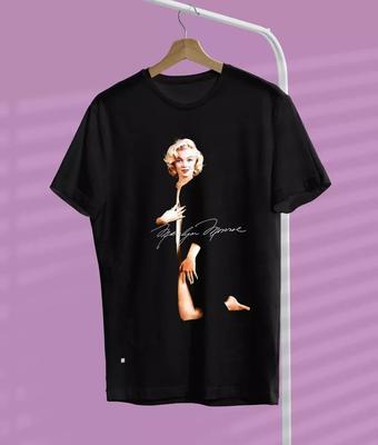 T-Shirt in Cotone a Maniche Corte Marilyn Monroe Unisex Tutte le Taglie S-4XL T-Shirt Unisex