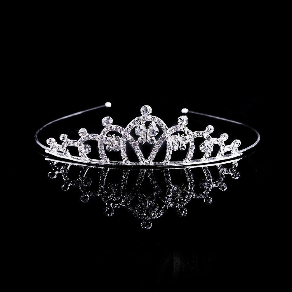 Heart Stunning Bridal Wedding Jewelry Tiaras Crowns Headbands Crystal Rhinestone Crown Headband
